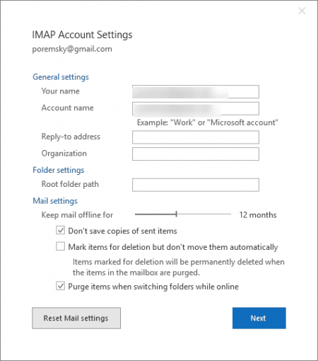 outlook asking for credentials that don
